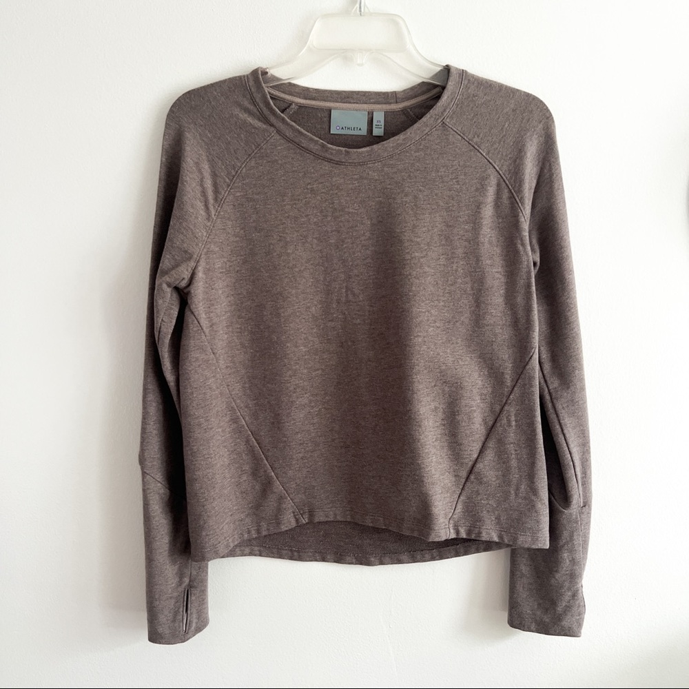 Athletes top, brown size XS